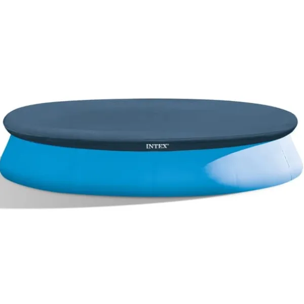 Clearance Intex rund oppustelig let sæt swimmingpool - 366 x 76 cm - Blå - Inklusive Tilbehør CB87 Pooler