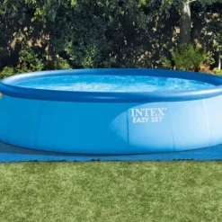 Pool- & Spatilbehør^INTEX Selvbærende Poolmåtte - 472 x 472 cm - Tykkelse 0,13 mm - Blå