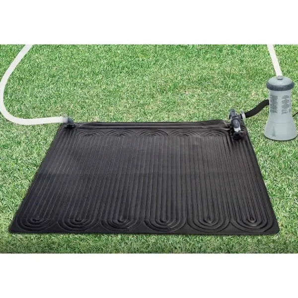 Pool- & Spatilbehør^INTEX solvarmer til pool. 1,2x1,2 m PVC sort 28685