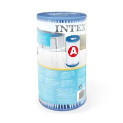 Pooler^Intex svømmebassin med rektangulær ramme - 450 x 220 x 84 cm - Blå - Inkluderet tilbehør A246
