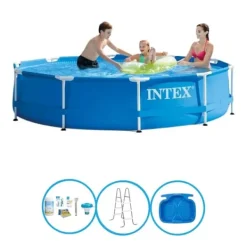 Pooler^Intex Svømmebassin Metalramme 305x76 cm - Svømmebassin Deal