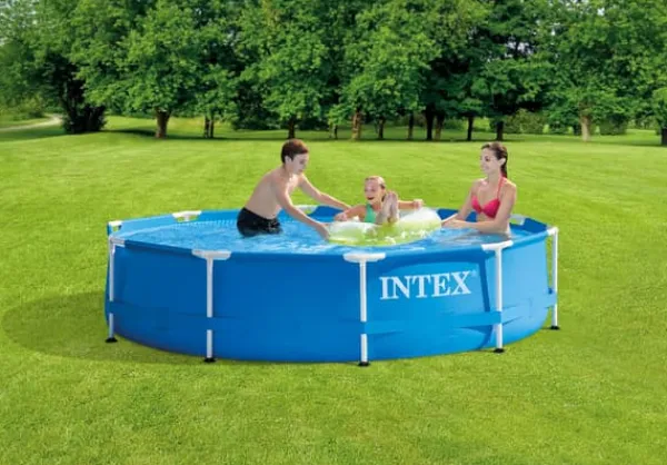 New Intex Svømmebassin Metalramme 305x76 cm - Svømmebassinsæt Pooler