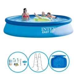 Online Intex Svømmebassin Nem Sæt 396x84 cm - Med tilbehør Pooler
