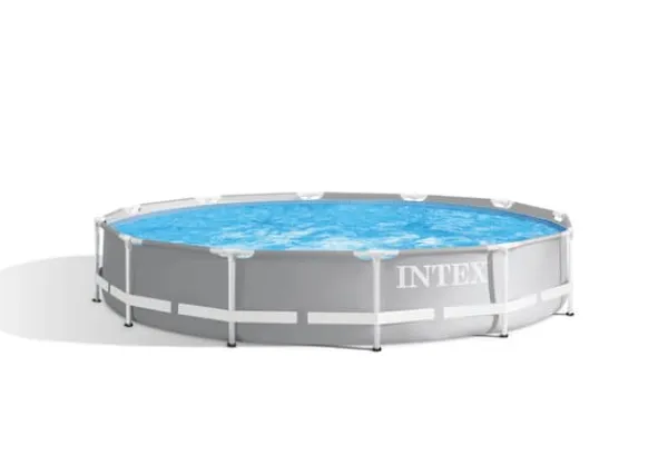 Pooler^Intex Svømmebassin Prisme Stel 366x76 cm - Svømmebassinpakke