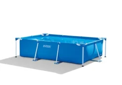 Pooler^Intex Svømmebassin Rektangulær Stel 260x160x65 cm - Svømmebassinsæt