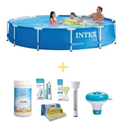 Pooler^Intex Swimming Pool - Metalramme - 366 x 76 cm - WAYS Vedligeholdelsespakke