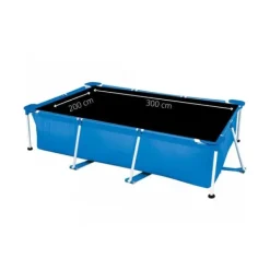 Hot Intex swimmingpool - Rammebassin - 300 x 200 x 75 cm - Inklusiv solsejl Pooler