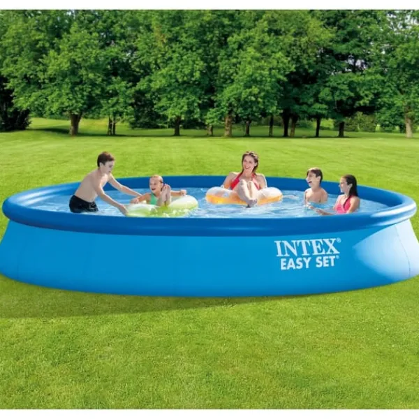Pooler^INTEX swimmingpool Easy Set med filtersystem 457x84 cm