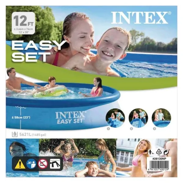 Pooler^INTEX swimmingpool Easy Set 366x76 cm 28130NP