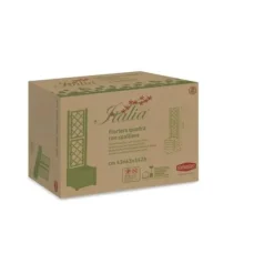 Krukker & Plantebeholdere^ITALIA fyrkantig blomlåda med spaljé - 30L - Plast - Antracit