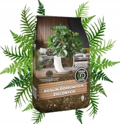 New Jord til grønne stueplanter Bigos 8L let, permeabelt substrat Jord & Sand