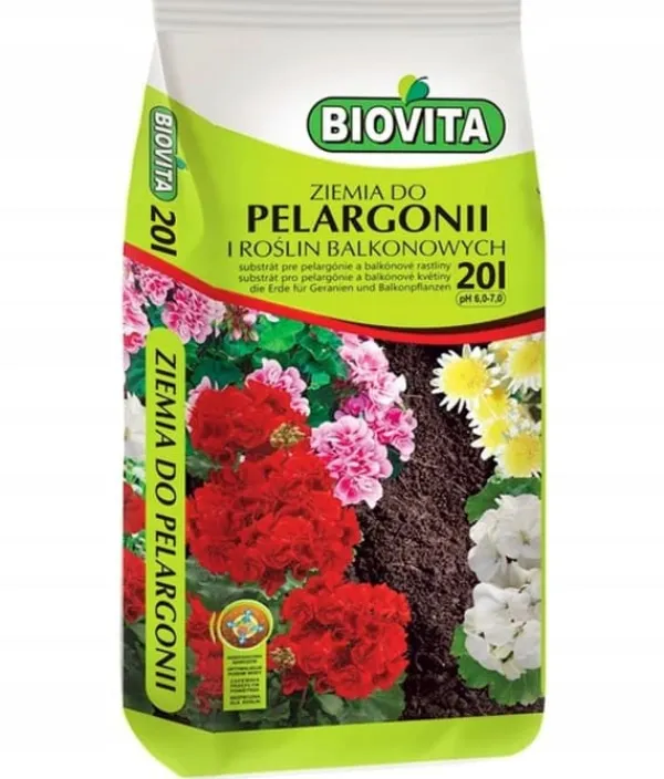 Jord & Sand^Jord til pelargonier og altanplanter 20L