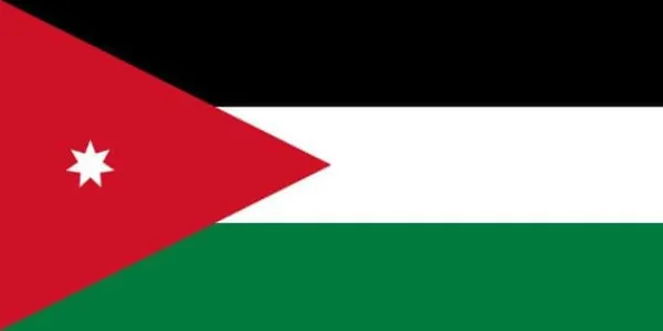 Flag & Vindposer^JORDANIA FLAGGA