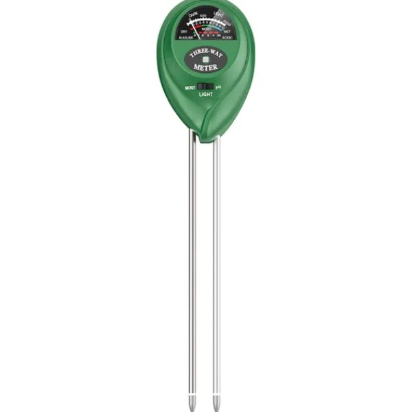 New Jordmåler 3-i-1 til lys, fugt, pH-værdi Haveværktøj