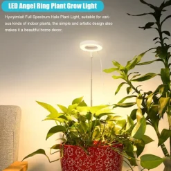 Kit Til Plante- & Urtedyrkning^Justerbar Højde 3,5 tommer Rød Blå LED Vækstlys - 5W USB Plantelampe til Indendørs Brug