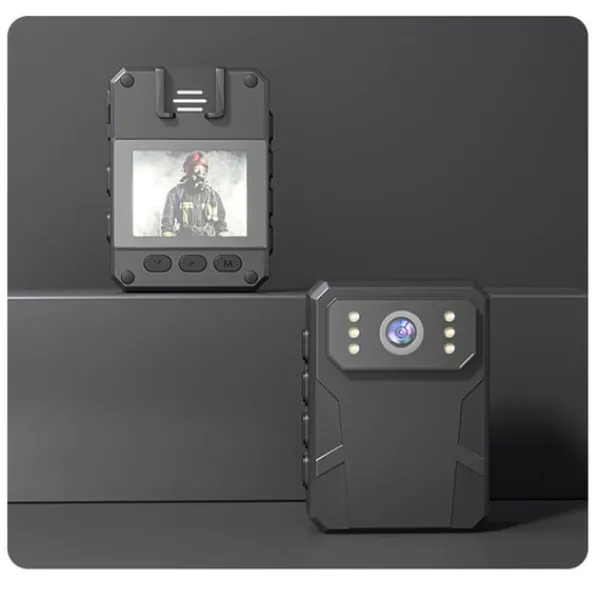 Sikkerhedsmonitorer & Videokameraer^4K HD Body Worn Kamera med Klips & 16G Hukommelseskort