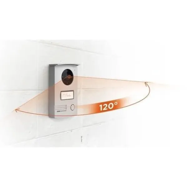 Sikkerhedsmonitorer & Videokameraer^Kablet videointercom med SCS SENTINEL VisioDoor 7+ RFID-badges - 7 touchskærme - nattesyn - 5 års garanti