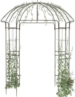 Clearance Keira Rose Arch - Bronze Metal Climbing Aid for Gardens, 200x200x270 cm Krukker & Plantebeholdere