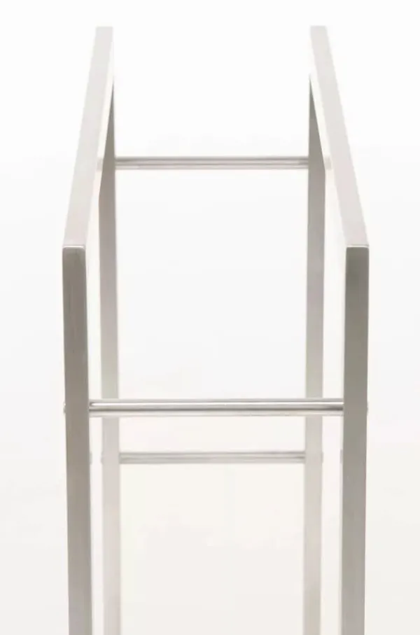 New Keri Stainless Steel Firewood Rack - Handcrafted, Durable, Modern Design (25x80x100 cm) Tilbehør Til Brændeovne & Pejse