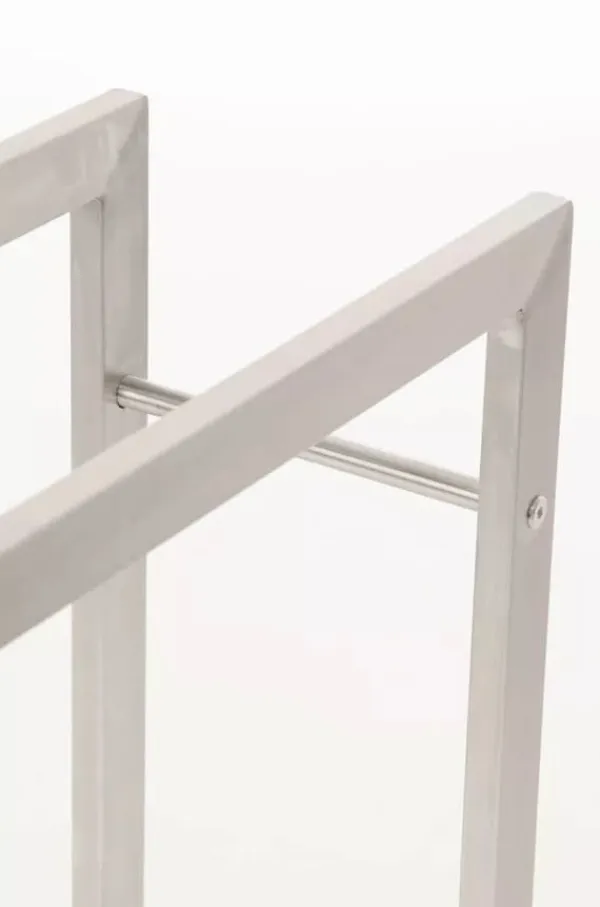 New Keri Stainless Steel Firewood Rack - Handcrafted, Durable, Modern Design (25x80x100 cm) Tilbehør Til Brændeovne & Pejse