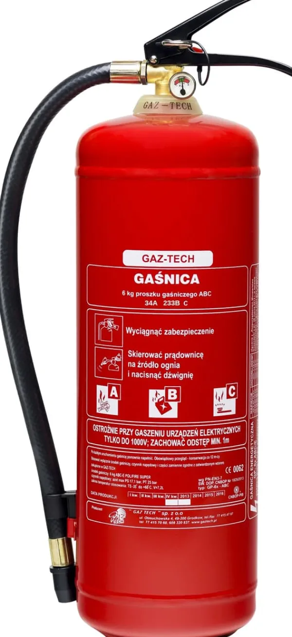 Brandslukkere^kg pulverbrandslukker - OGP 6X ABC/E