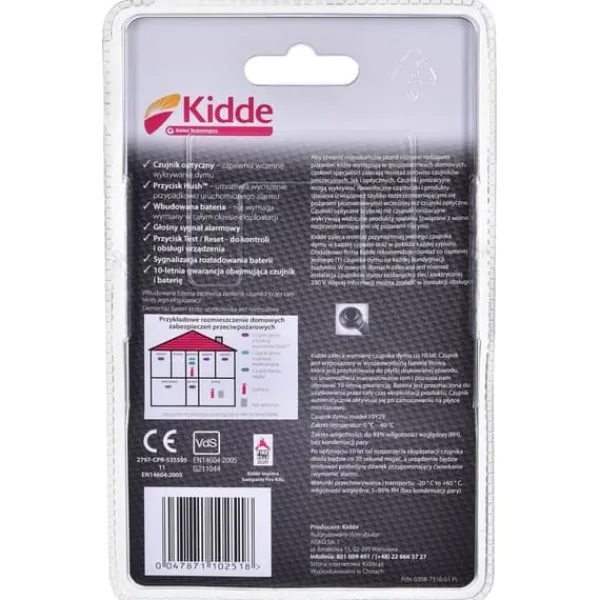Hot KIDDE 10Y29A røgdetektor Røg- & Kulmonoxiddetektorer