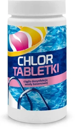 Pool- & Spatilbehør^Klor lange mini tabletter 20g 1kg - Gamix