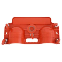 Discount Knævogn - Rullende knæpude med 5 svingbare hjul - Max 100 kg - 51×14 cm - Plast - Rød Støtte Med Hjul, Sæder & Knæbeskyttelse Til Havepleje