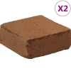 New Kokosblokke til planter - Naturligt vækstmedium | 2 stk. à 5 kg | Total 10 kg Jord & Sand
