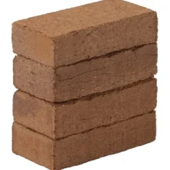 Clearance Kokosblokke til plantevækst - Økologisk vækstmedium | 24 stk. | 650 g pr. stk. | Totalvægt: 15,6 kg Jord & Sand