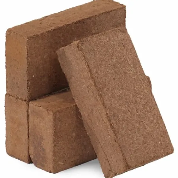 Clearance Kokosblokke til plantevækst - Økologisk vækstmedium | 24 stk. | 650 g pr. stk. | Totalvægt: 15,6 kg Jord & Sand
