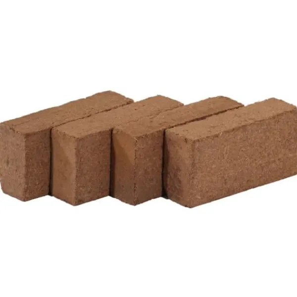 Clearance Kokosblokke til plantevækst - Økologisk vækstmedium | 24 stk. | 650 g pr. stk. | Totalvægt: 15,6 kg Jord & Sand
