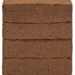 Clearance Kokosblokke til plantevækst - Økologisk vækstmedium | 24 stk. | 650 g pr. stk. | Totalvægt: 15,6 kg Jord & Sand