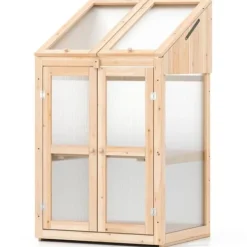 Clearance Koldramme Drivhus, 69x58x121 cm, Natur Drivhus