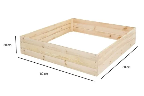 Viking Choice Krukker & Plantebeholdere^Kompakt og holdbar køkkenhavebakke 80x80x30 cm - Ideel til friske urter og grøntsager