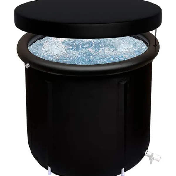 Discount Kompakt og transportabelt koldtvandsbassin 75x75 cm med materiale med høj densitet Spa & Udendørsbad
