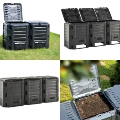Kompostering^Kompostbeholder 1200 l sort - Kompostbeholder - Kompostbeholdere - Home & Living