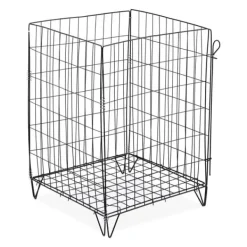 Kompostering^Kompostbeholder, metalnet, 68x46x46 cm, sort