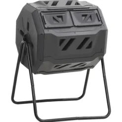 New Kompostbeholder til have 73x64x95 cm 160 l sort - Kompostbeholder - Kompostbeholdere - Home & Living Kompostering