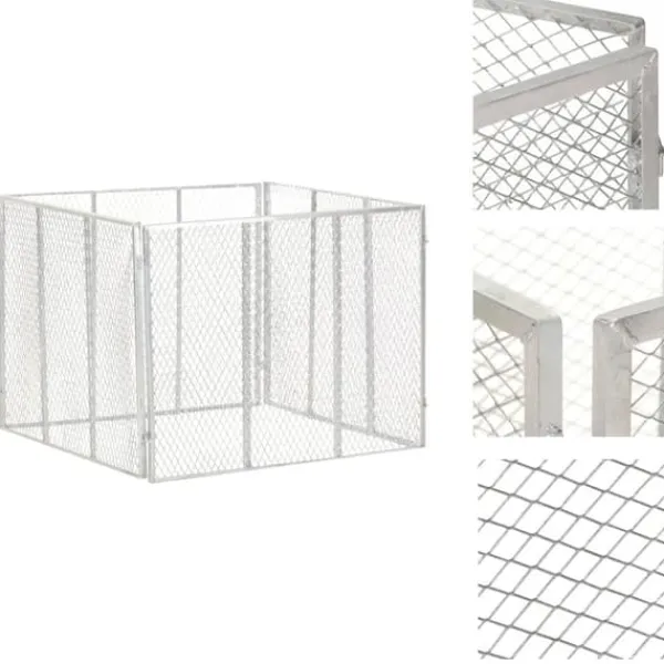 Sale Kompostbeholdere - Living kompostbeholder 100x100x77 cm galvaniseret jern Kompostering