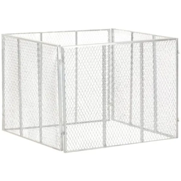 Sale Kompostbeholdere - Living kompostbeholder 100x100x77 cm galvaniseret jern Kompostering