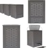 Kompostering^Kompostbeholdere 3 stk. 60 x 60 x 83 cm 900 l brun - Kompostbeholder Til Haven - Kompostbeholdere Til Haven - Home & Living