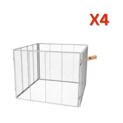 Kompostgitter 100x100x80 cm, 4 stk Kompostering