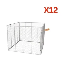 Hot Kompostgitter 100x100x80 cm, 12 stk Kompostering