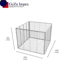 Online Kompostgitter 100x100x80 cm, 16 stk Kompostering