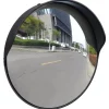 Discount Konvekst trafikspejl 30 cm - Plast | Farve: Sort | Udendørs Brug Sikkerhedsspejle