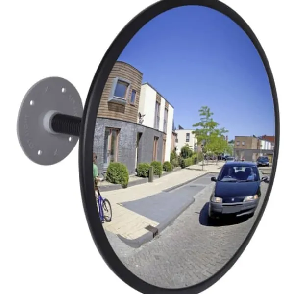 Konvekst trafikspejl akryl 30 cm indendørs sort - Trafikspejl - Trafikspejle - Home & Living Sikkerhedsspejle