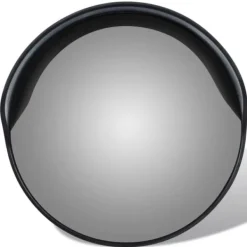Sikkerhedsspejle^Konvekst trafikspejl PC plast sort 30 cm udendørs - Trafikspejl - Trafikspejle - Home & Living