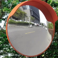 Sikkerhedsspejle^Konvekst trafikspejl PC plast orange 45 cm udendørs - Trafikspejl - Trafikspejle - Home & Living