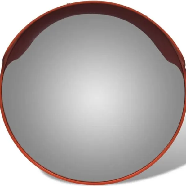 Sikkerhedsspejle^Konvekst trafikspejl PC plast orange 45 cm udendørs - Trafikspejl - Trafikspejle - Home & Living